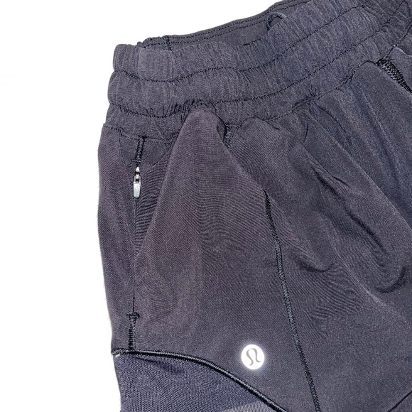 Lululemon Running Shorts 2" Black Size 2 - Picture 3 of 5